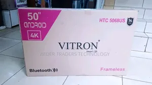 Vitron 50′′ Inch Frameless Uhd Smart Android,Bluetooth E