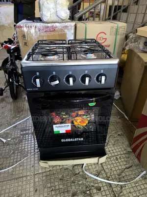 *Black 50*55 Globalstar Full Gas Standing Cooker