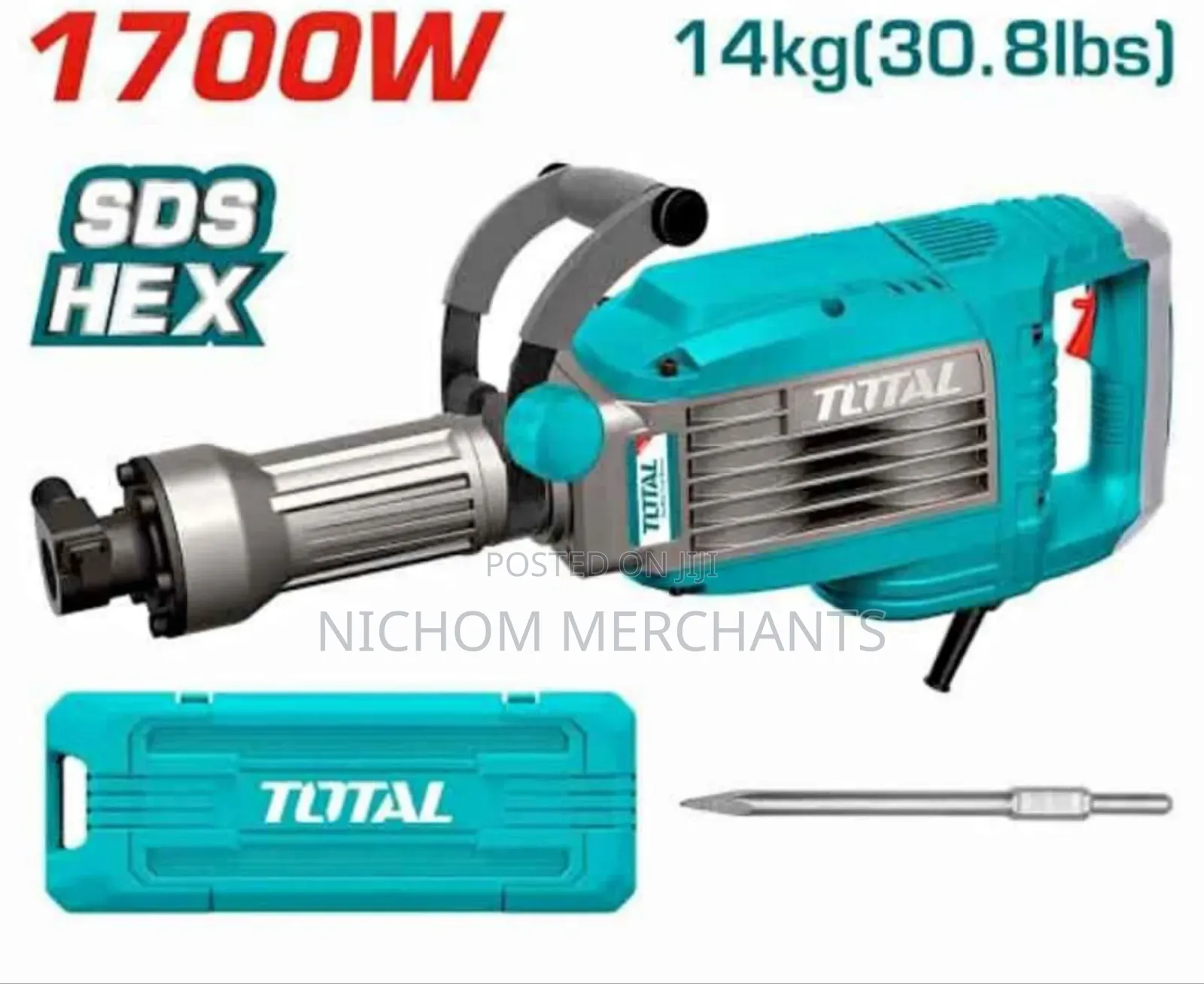1700watts Total Demolition Hammer/Total Jack Hammer