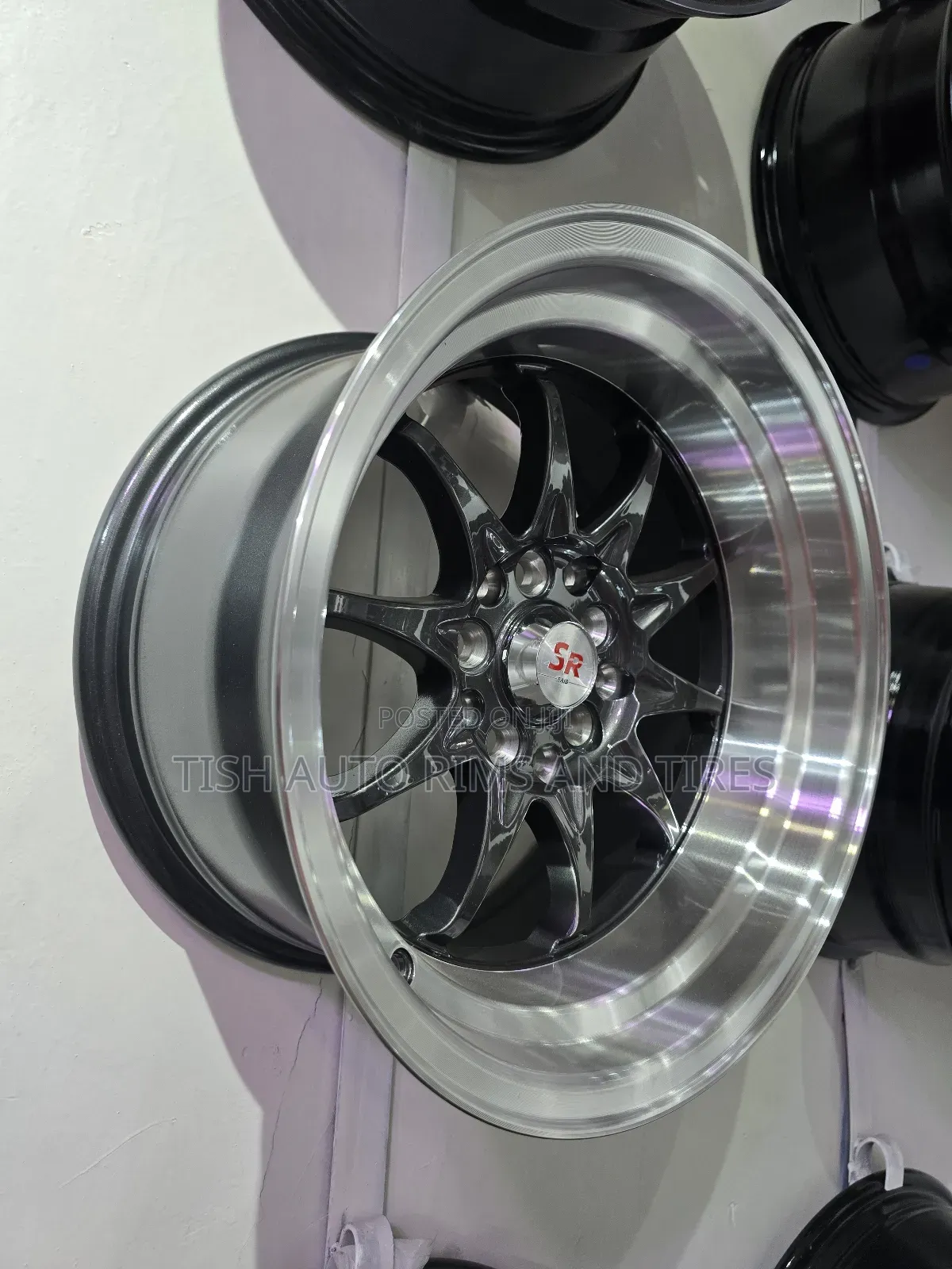5*100/114.3 Dip Dish 15 Inch Rims Silver Gray