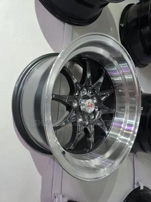 5*100/114.3 Dip Dish 15 Inch Rims Silver Gray