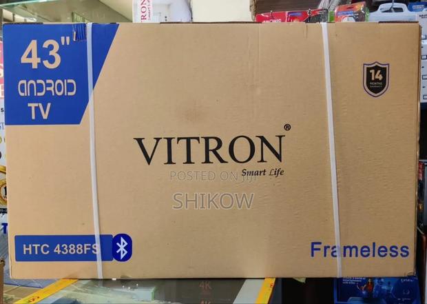 Vitron 43" Smart Android Frameless With Bluetooth