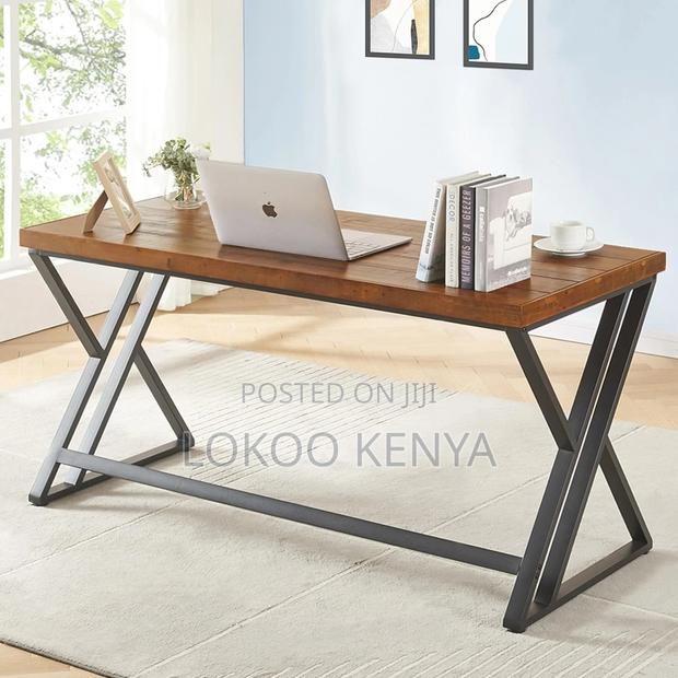 Office Table : 1400mm Wooden Office Study Table - thumbnail 4