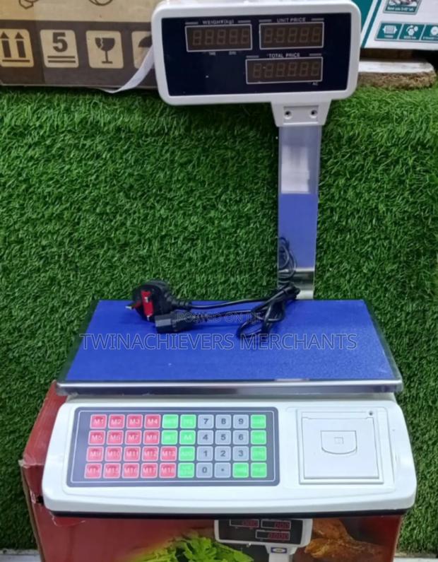 50kg Digital Weighing Scale With Receipt - main view
