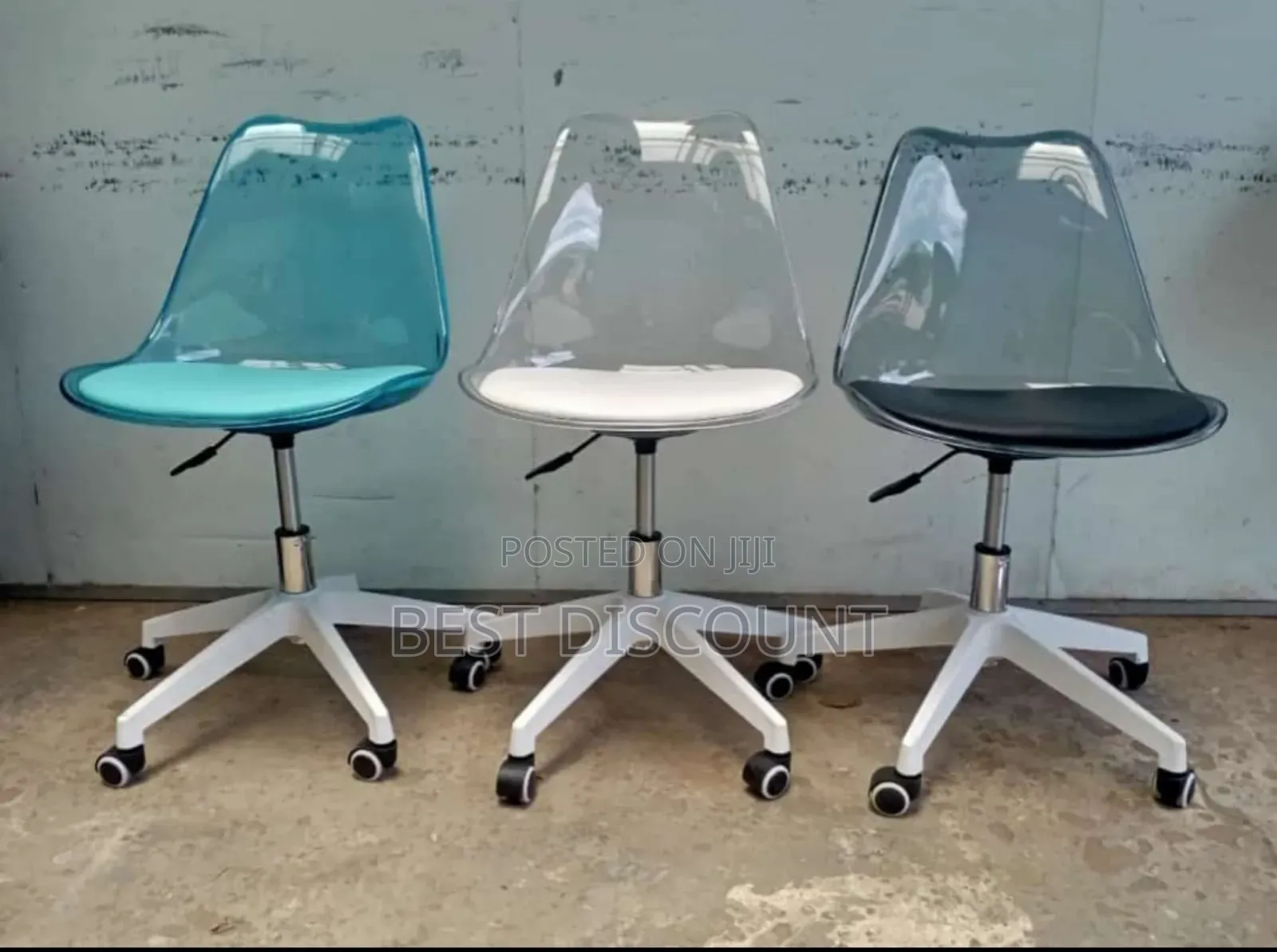 Clear Chairs Adjustable