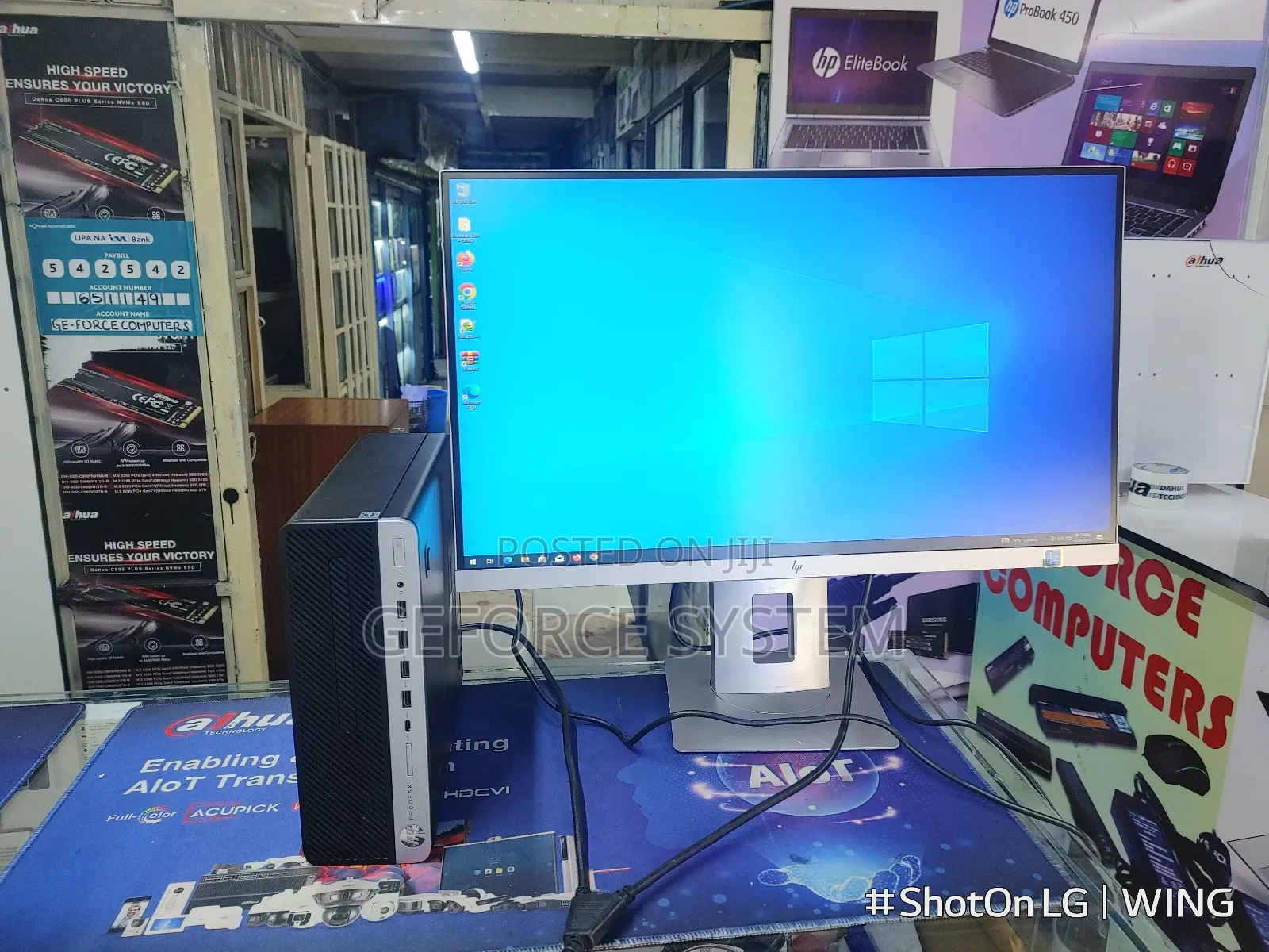 Desktop Computer HP ProDesk 600 G4 16GB Intel Core I7 SSD 512GB
