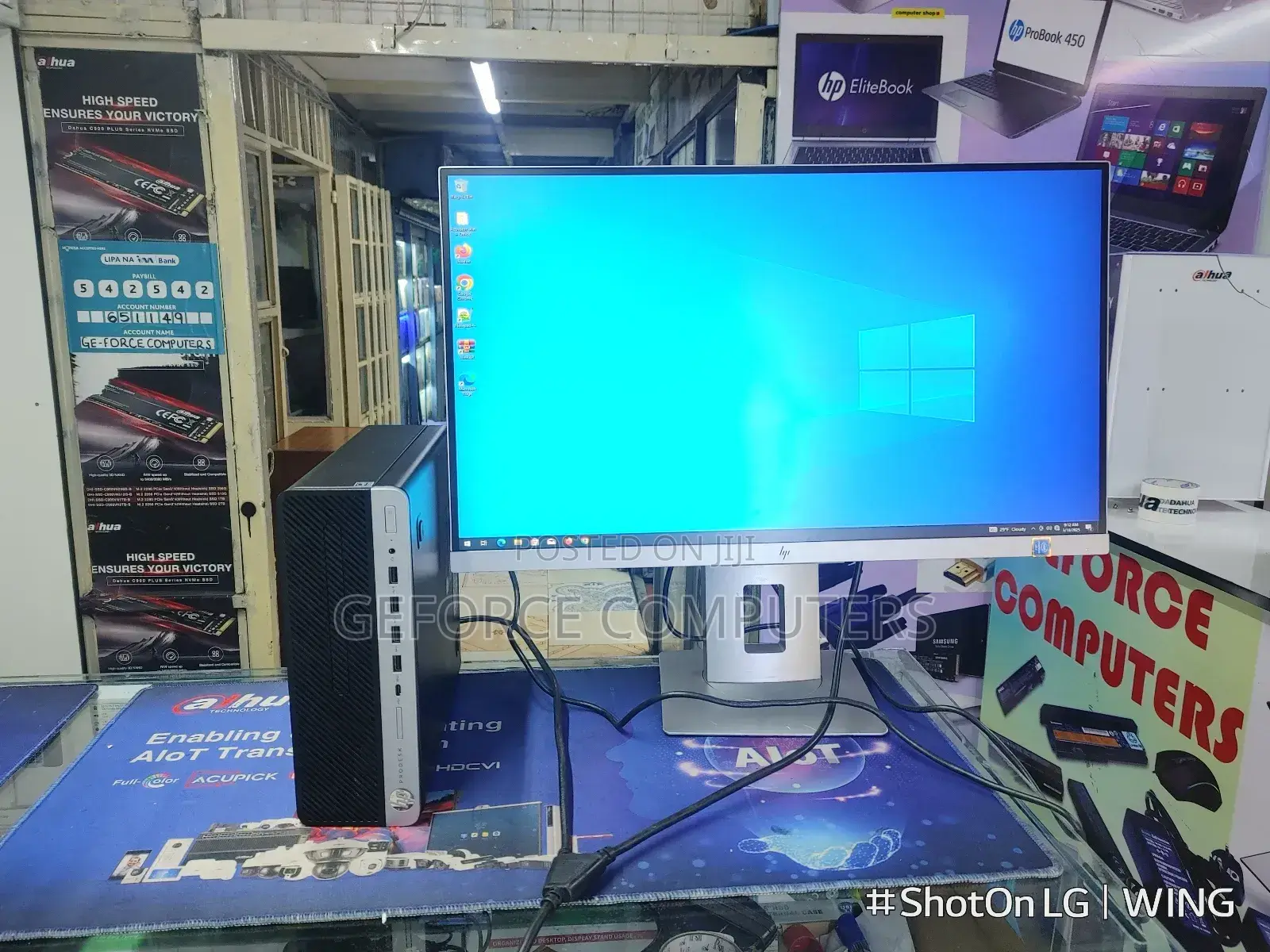 Desktop Computer HP ProDesk 600 G4 16GB Intel Core I7 SSD 512GB