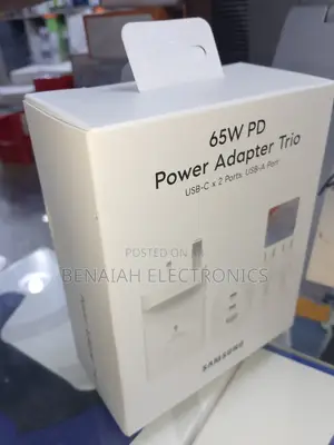 65 Watts Original Samsung Charger.Super Charging (Trio )