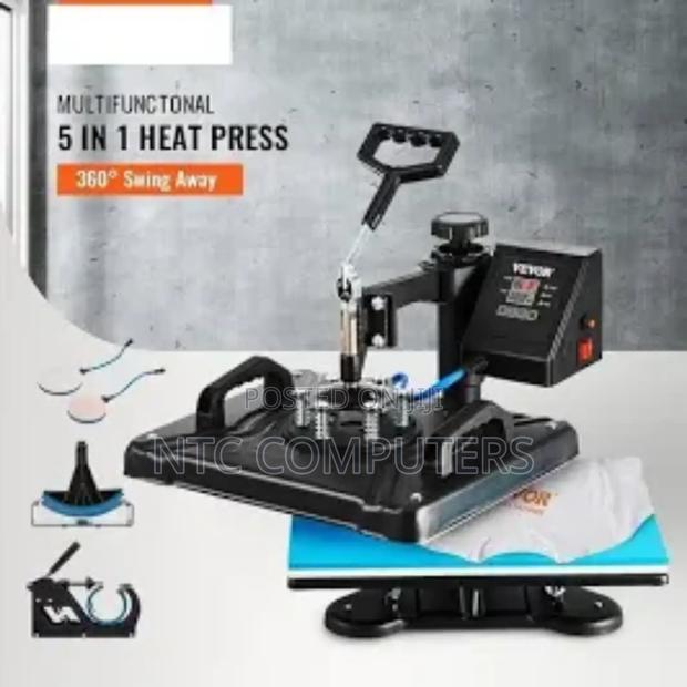 Heat Press 5 in 1 Heat Press Machine 38x30cm T-Shirt