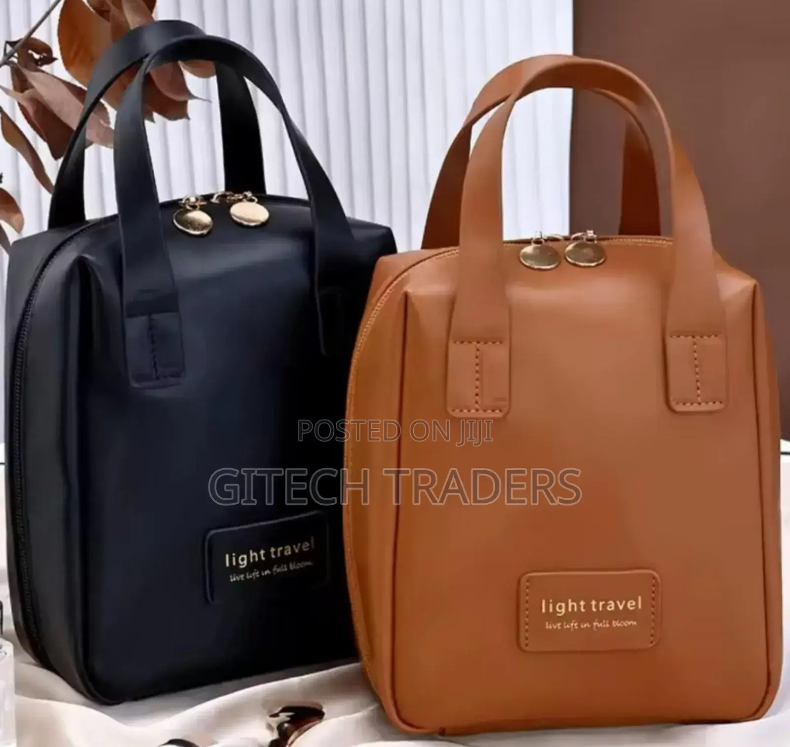 *Pu Leather Multi_function Cosmetics Bag,Travel