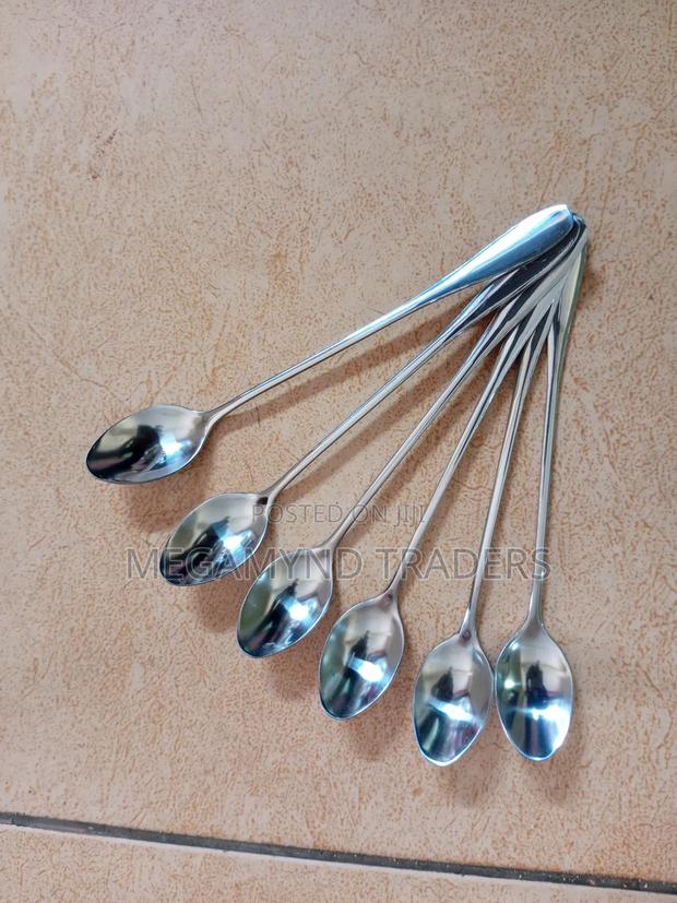 6pc Long Tea Spoon/Stainless Steel Tea Spoon - main view