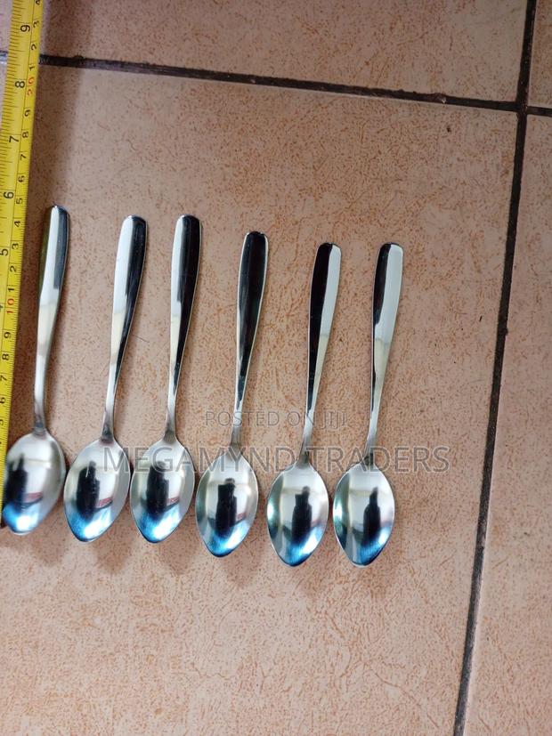 6pc Table Spoons/Stainless Steel Spoons - thumbnail 2