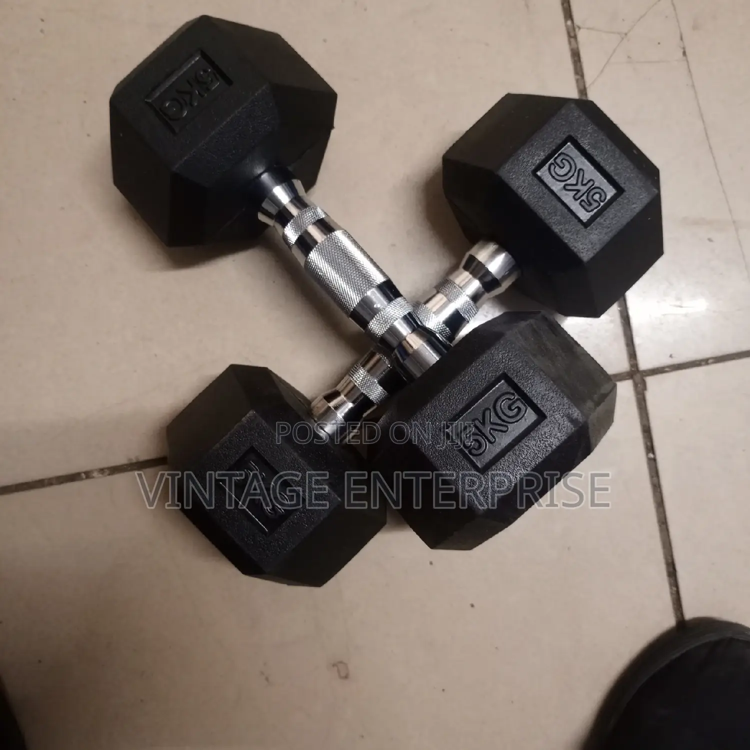 Hexagonal 5kg a Pair