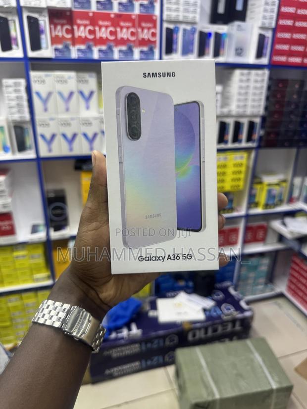 New Samsung Galaxy A36 128 GB Silver - main view