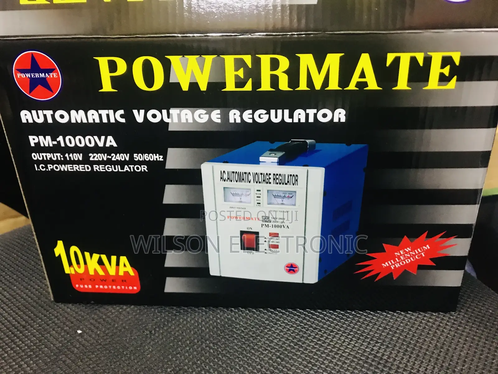 Powermate Automatic Voltage Regulator. 1000w