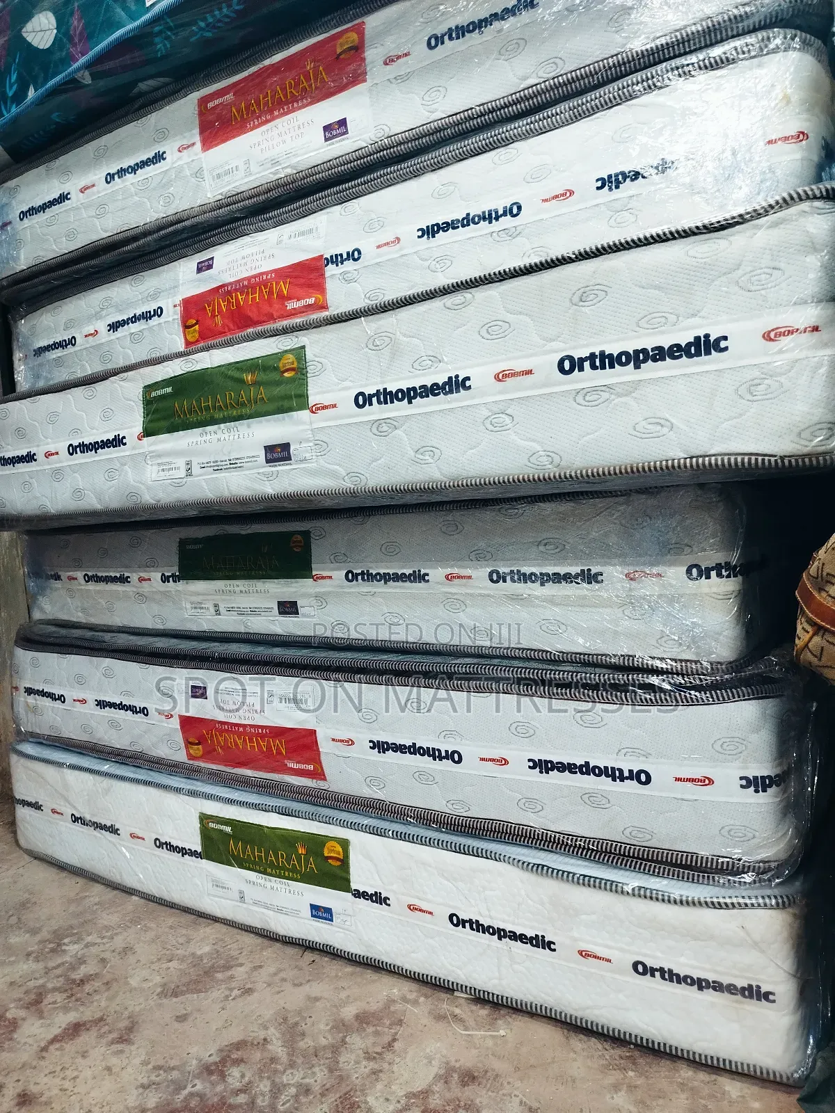 6by6 Orthopedic Spring Mattresses From Bobmil Company.
