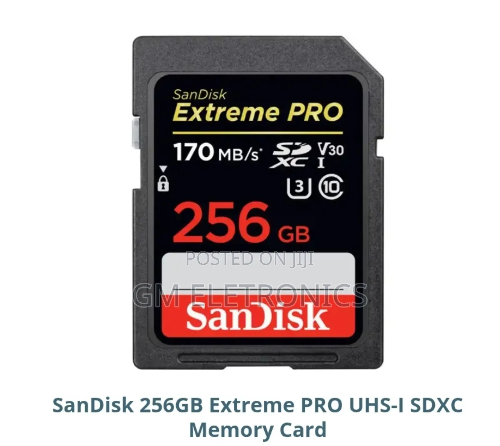 256gb Extreme Pro Uhs-I SDXC Memory Card (200mb/S)Available