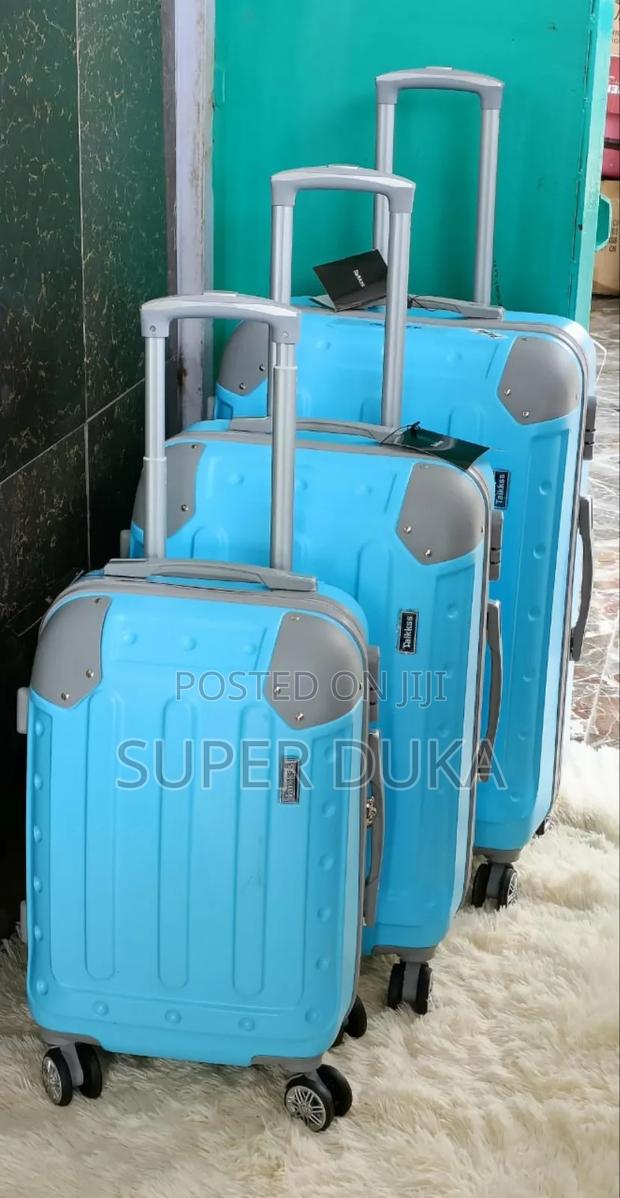 3 in 1 Luxurious Fibre Suitcase. Suit Case Bag - thumbnail 2