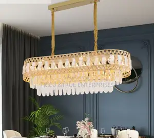 Crystal Gold Led Hanging Chandelier Lights Tq3sj
