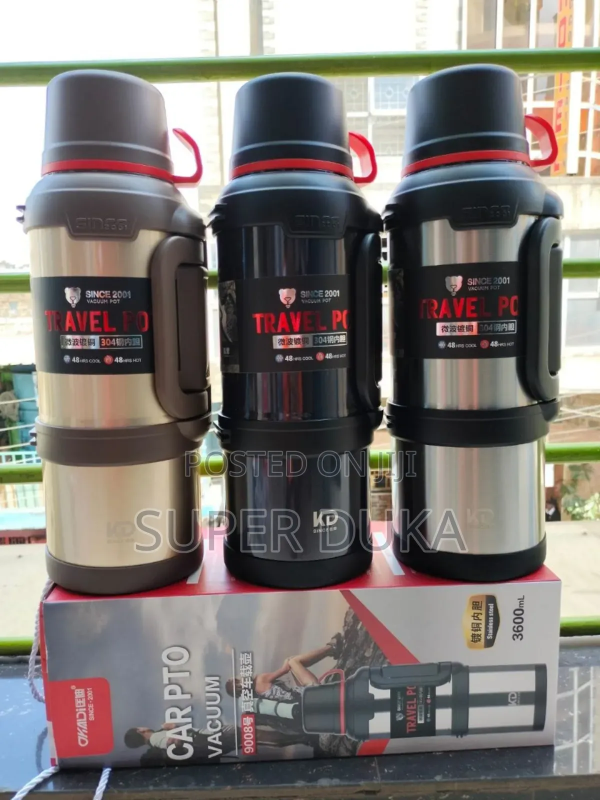 Premium 3.6 Litre Vacuum Flask.Kd Travel Thermos Pot