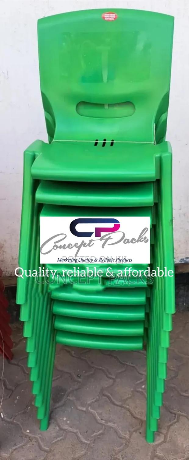 Green Kindergarten Chairs. - main view
