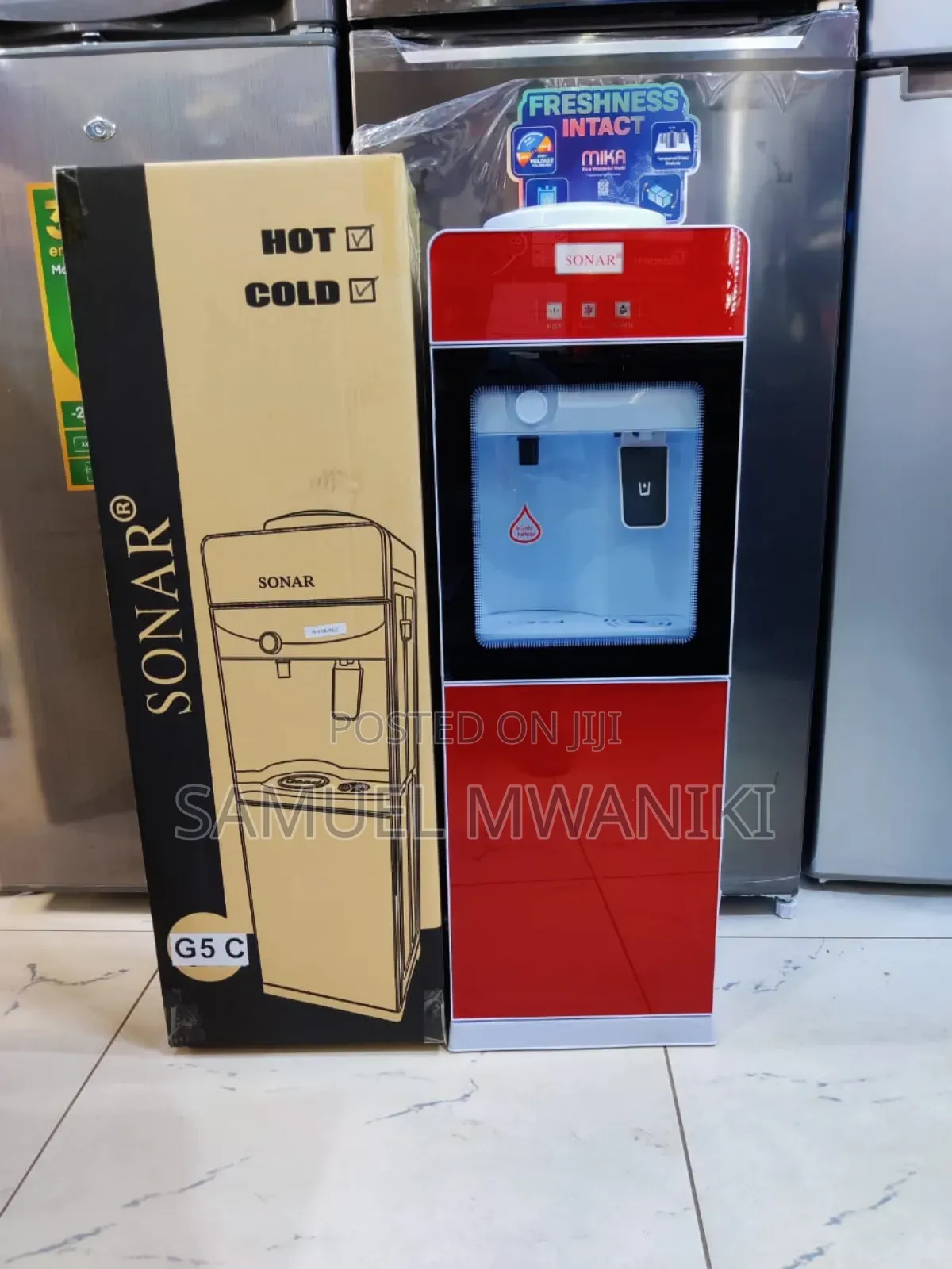 Sonar Three Taps Water Dispenser Hot, Normal and Cold