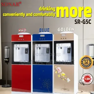 Sonar Three Taps Water Dispenser Hot, Normal and Cold