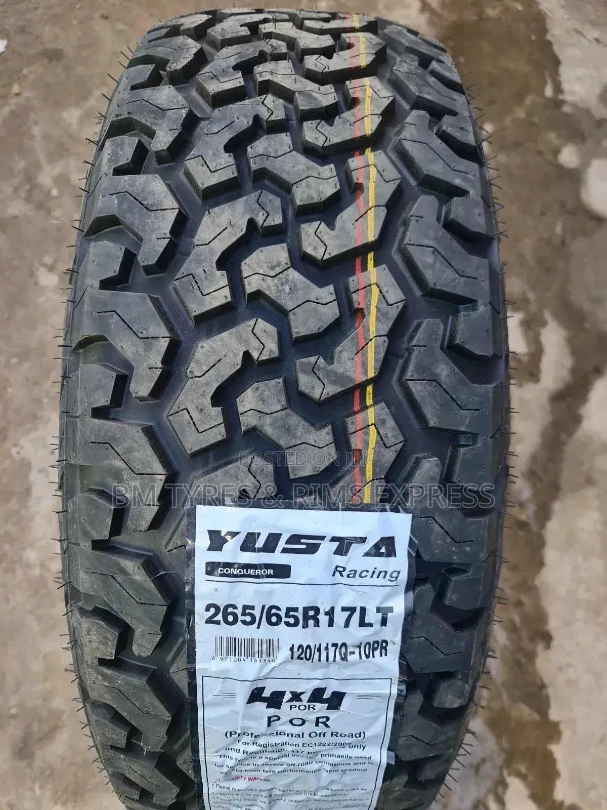 265 /65 R17 Lt Yusta (A/T) New Technology.