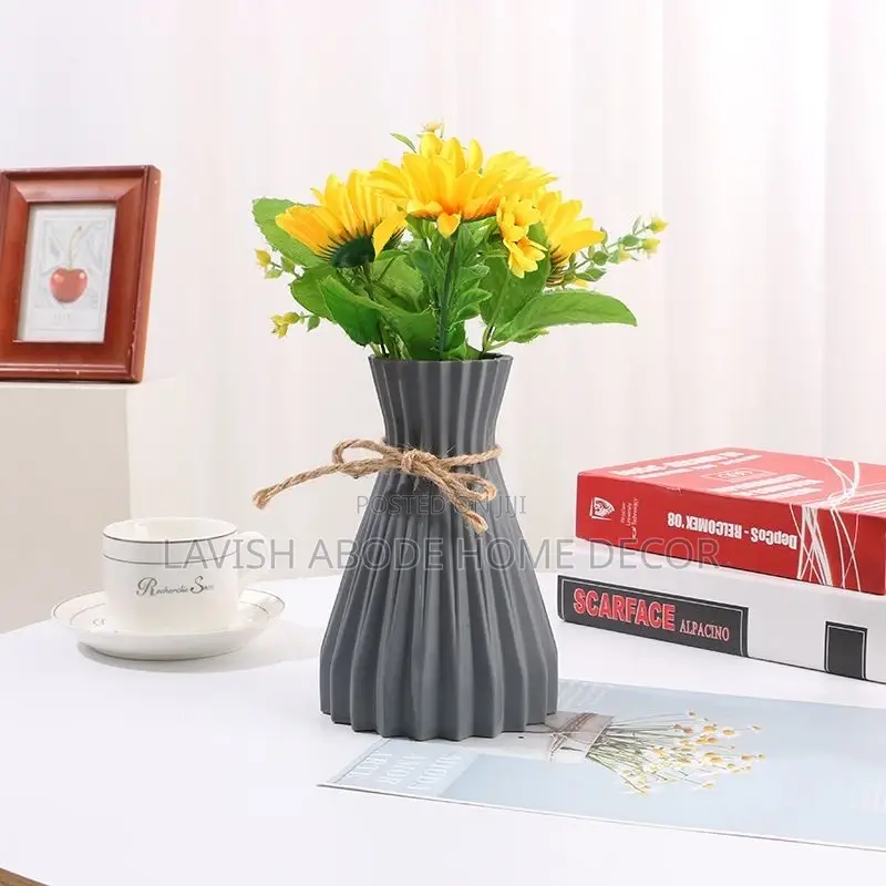 Grey Flower Vase