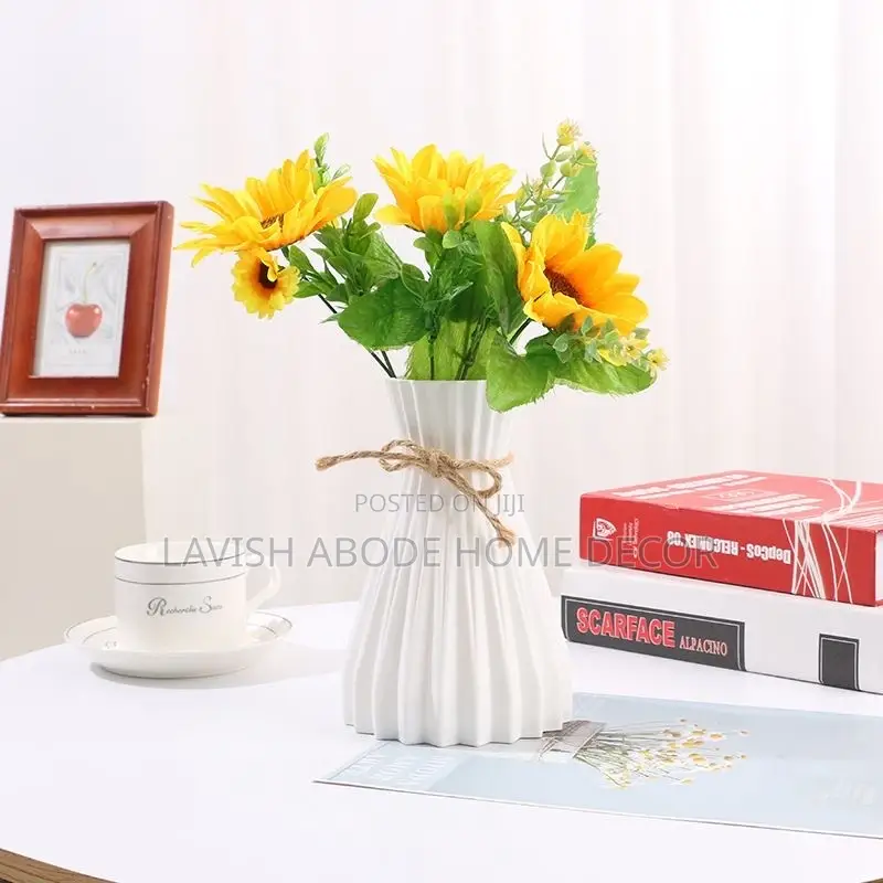 White Flower Vase