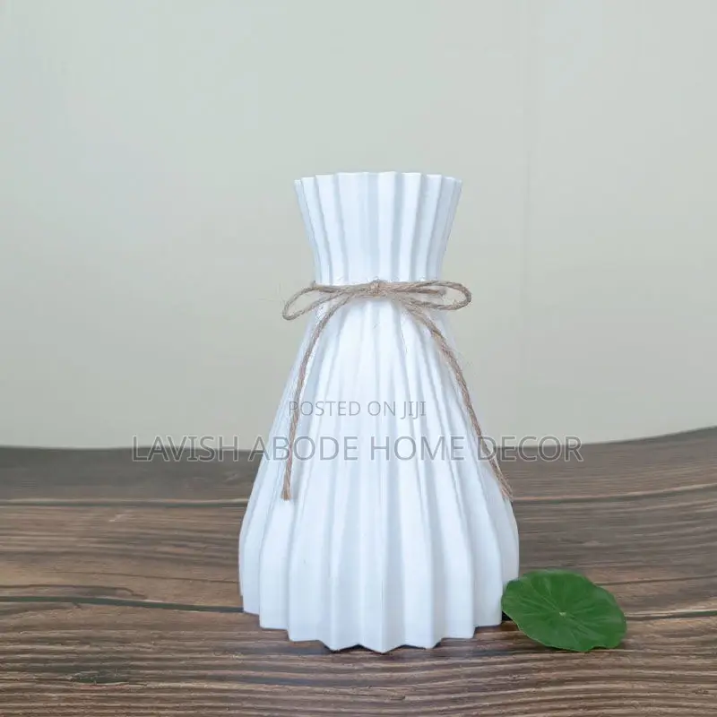 White Flower Vase