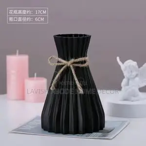 Beautiful Flower Vases - White, Black and Grey