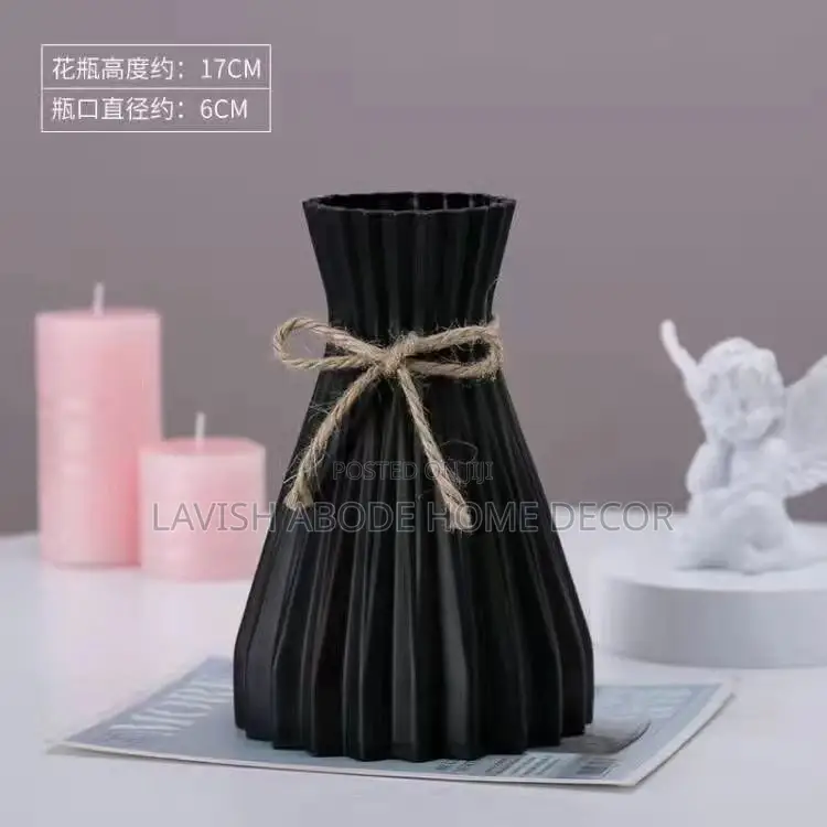 Beautiful Flower Vases - White, Black and Grey