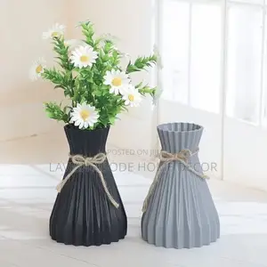 Beautiful Flower Vases - White, Black and Grey