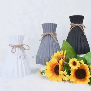 Beautiful Flower Vases - White, Black and Grey