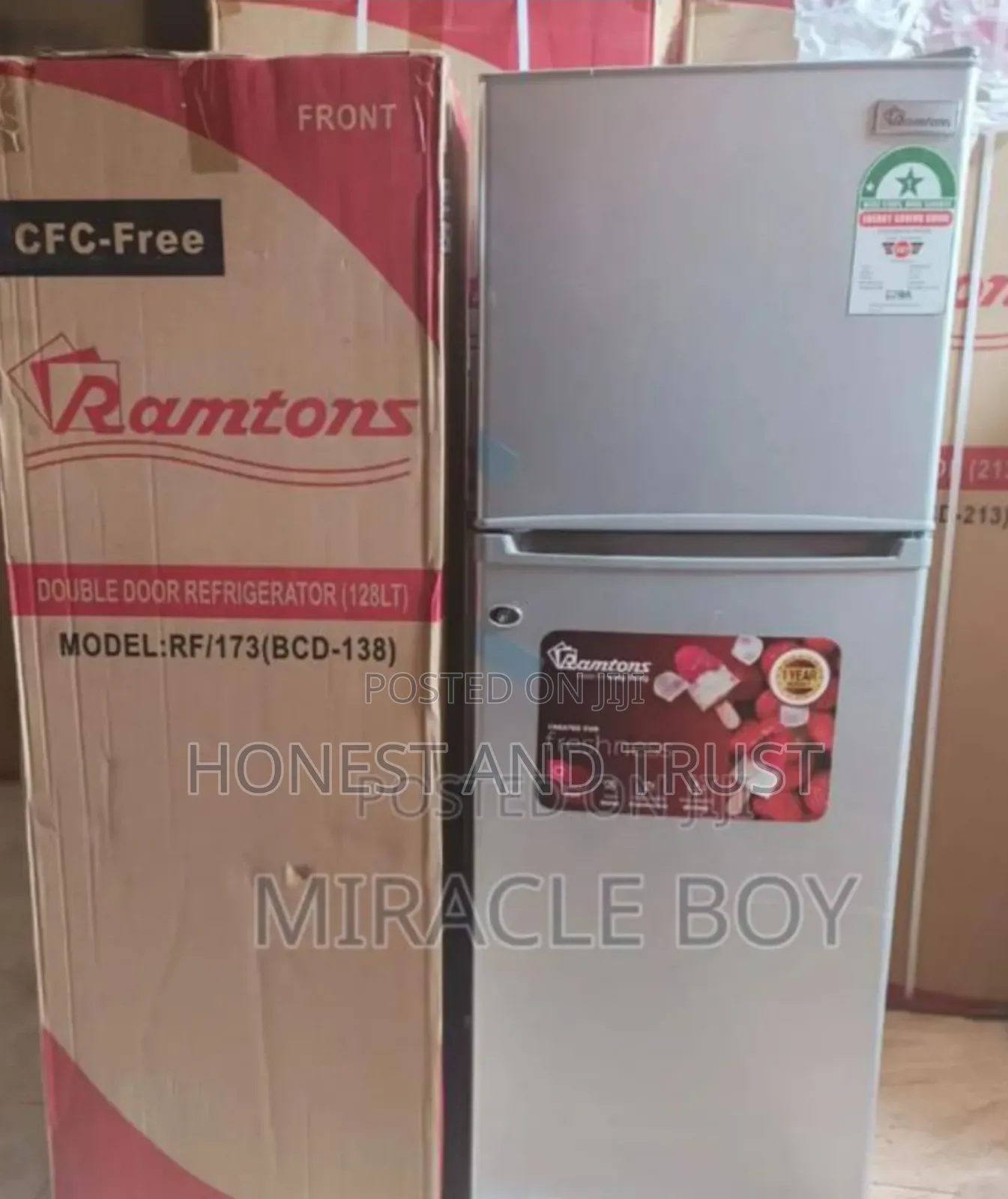 Ramtons 138 Litres Refrigerator