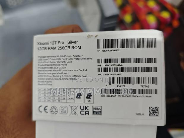 New Xiaomi 12T Pro 256 GB Silver - thumbnail 12