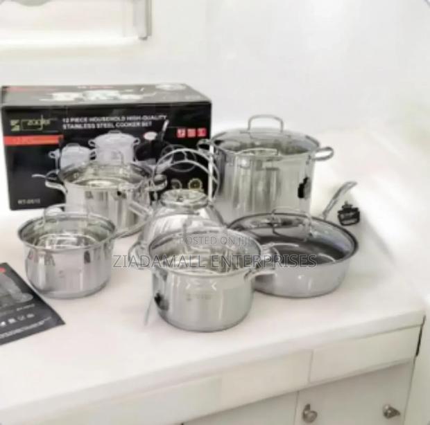 12-Piece Bosch Kitchen Cookware Set: High-Quality Stainless