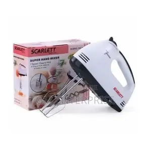 Hand Mixer! Generic 7 Speed Scarlet Electric Cake Mixer