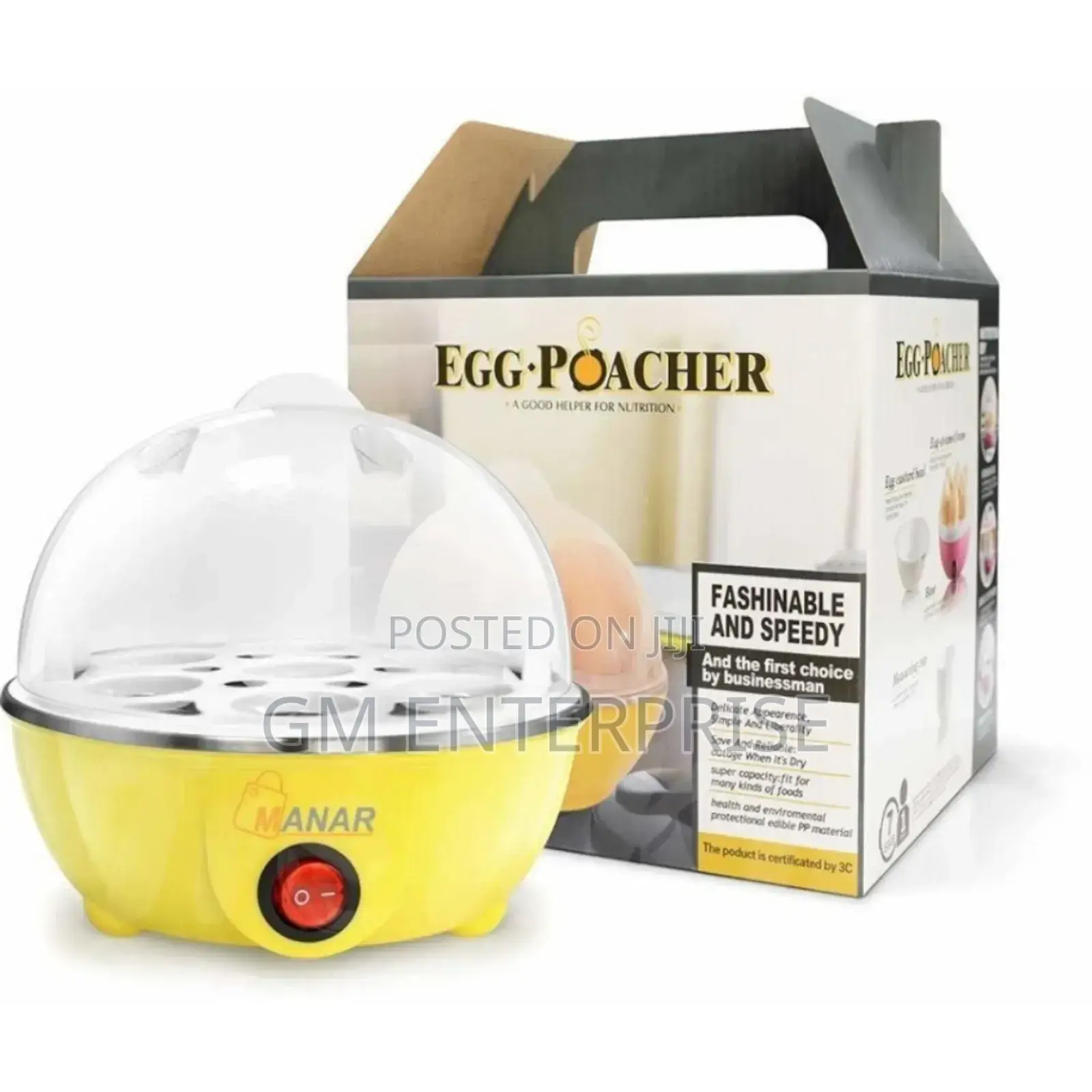 Electric Egg Boiler Yellow