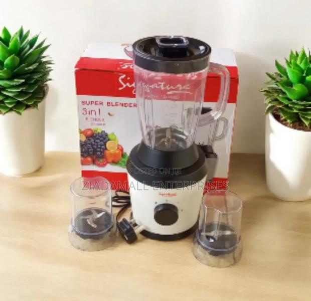 Signature Sgp22:3-in-1 Blender,Grinder, 1.5l Pc Jar,300-350w
