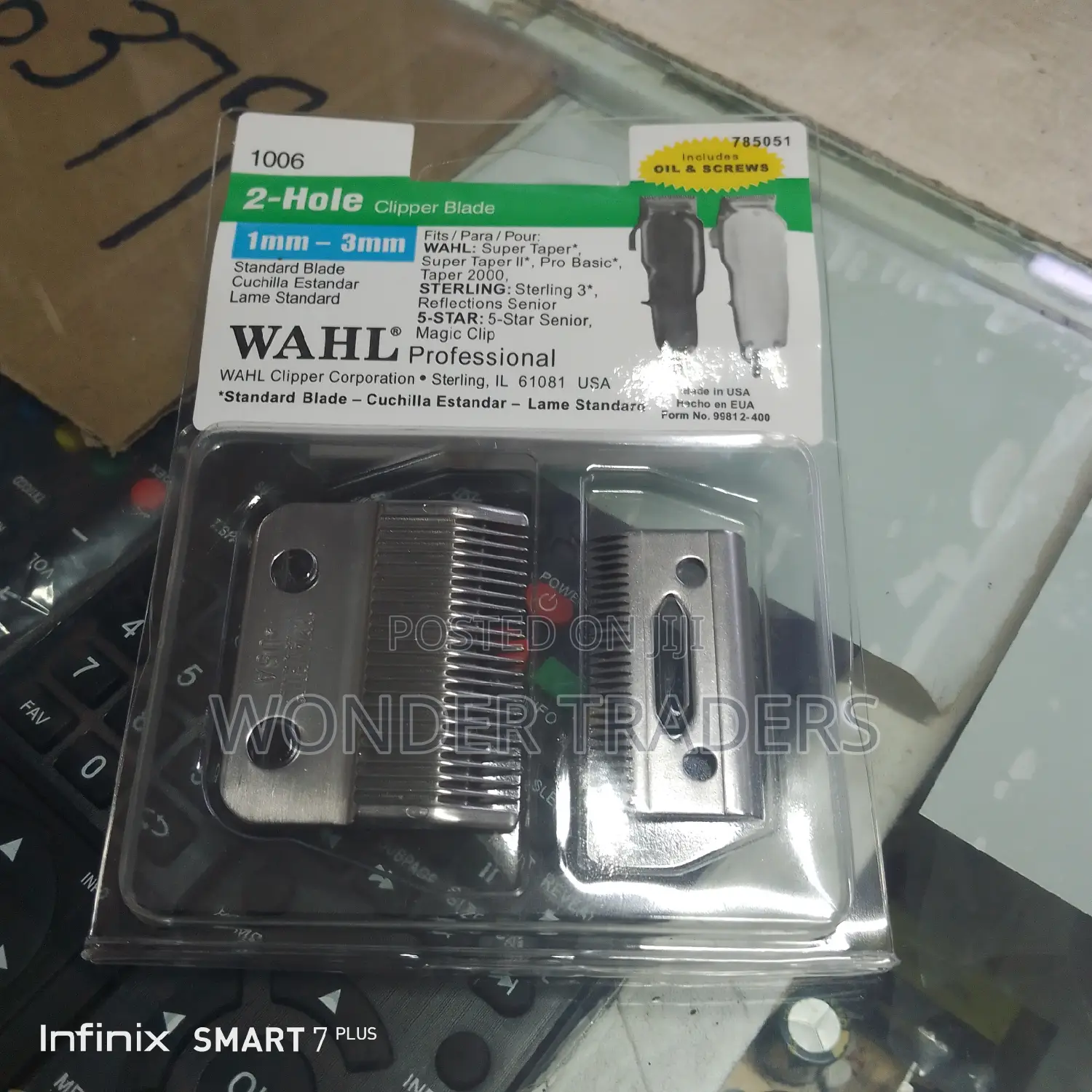 Wahl Clippers Blade for Replacement 2 Hole