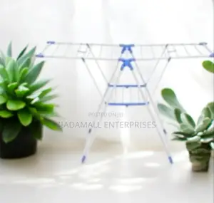 Portable Folding Clothes Drying Rack With Multiple Rods