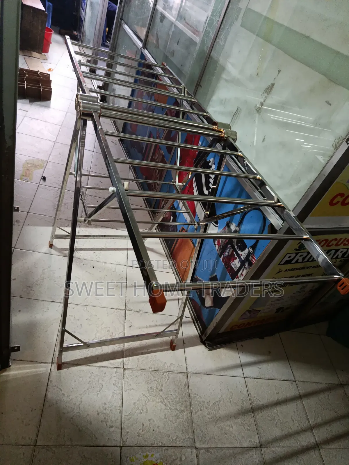 Metallic Laundry Clothes Rack