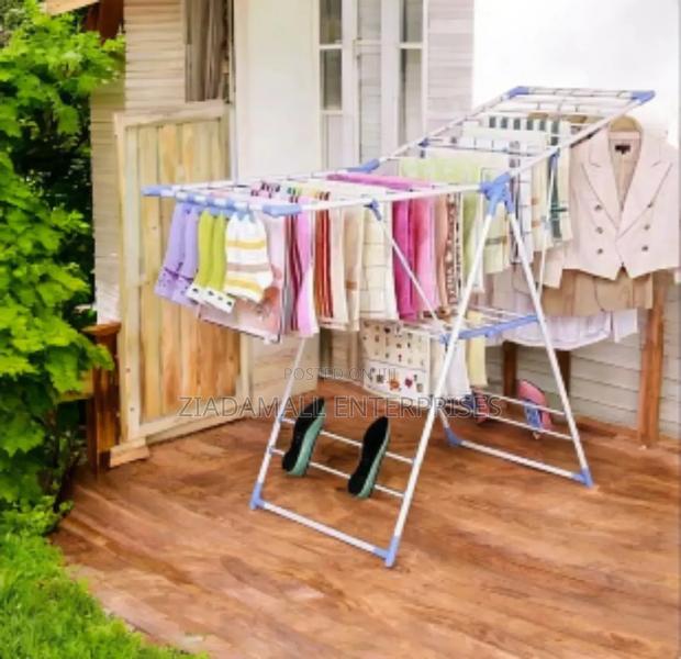 Foldable Drying Rack for Clothing, Space Efficient Design