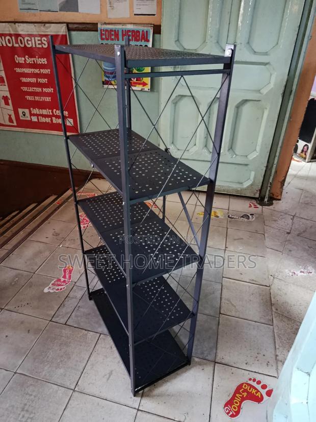 Strong Foldable 5 Tier Kitchen Rack - main view