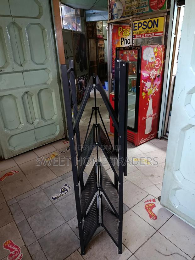 Portable Foldable 5 Tier Kitchen Rack - main view