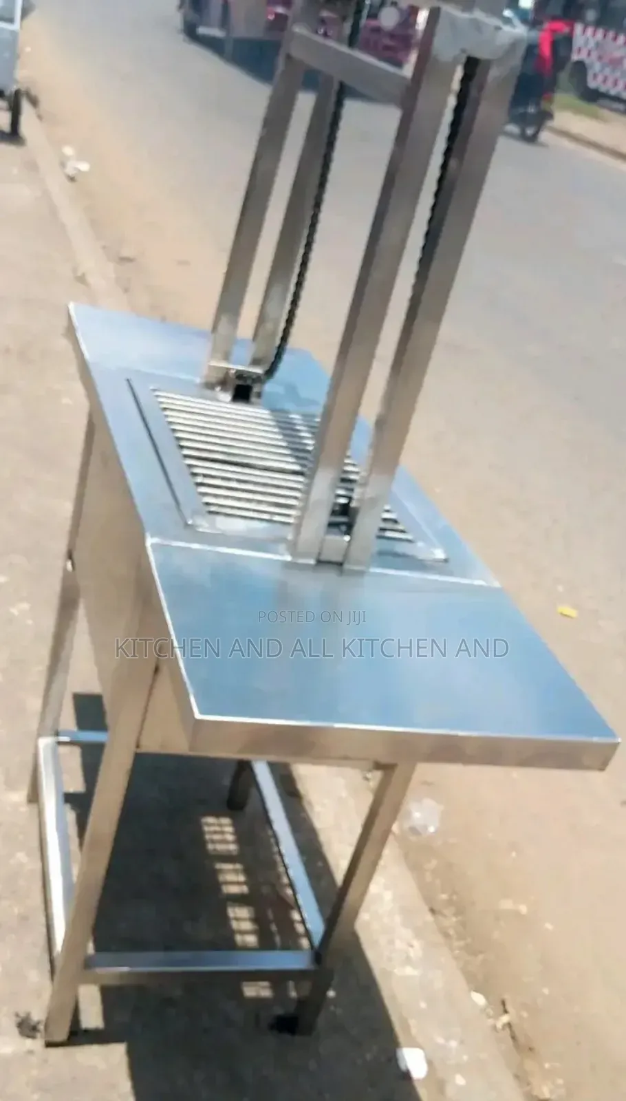 Stainless Steel Grill With Worktop