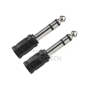 3.5mm Female to 6mm Male Audio Adapter/Connector for Headpho