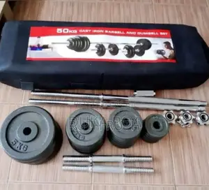 50kg Dumbell Chrome